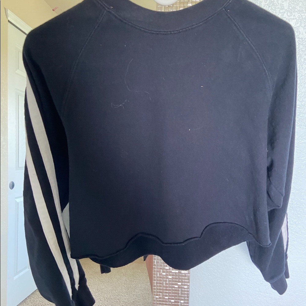 black sweater